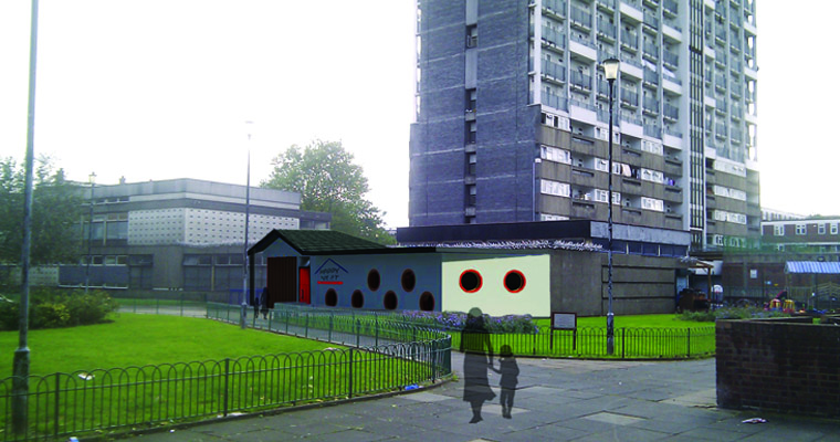 Happy Nest Nursery, Hackney, London, E2 8LR (Hackney Council) (planning permission & building control) architect, ARB / RIBA